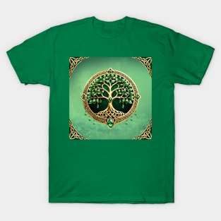 The tree of life with Celtic knots. T-Shirt